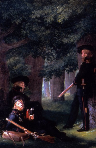 On Outpost by Georg Friedrich Kersting